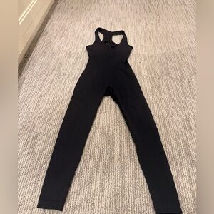 Athletic open back bodysuit